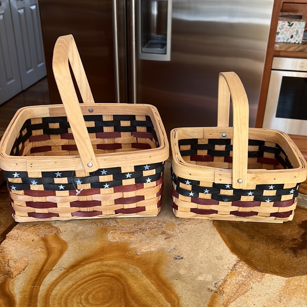 Red White & Blue Basket